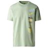 tee shirt the north face M s/s brand proud misty sage / snow