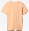 tee-shirt the north face w foundation graphic apricot ice