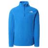polaire the north face junior GLACIER 1/4 ZIP (RECYCLED) HERO BLUE