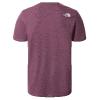 tee-shirt the north face s/s mountain line pikes purple