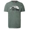 tee-shirt the north face s/s mountain line laurel green