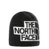 bonnet the north face REVERSIBLE HIGHLINE BEANIE TNF BLACK/TNF WHITE