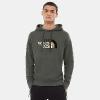 sweat the north face M light drew peak pullover hoodie new taupe green