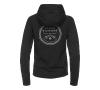 sweat zippe black diamond women heritage logo fz hoodie black