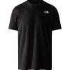 tee shirt the north face m foundation graphic tnf black / optic blue
