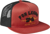 casquette fox at bay snapback red clay
