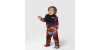 combinaison bébé the north face denali one piece set Fiery Red Abstract Yosemite Print