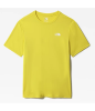 tee shirt the north face M flex II s/s acid yellow