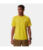 tee shirt the north face M flex II s/s acid yellow