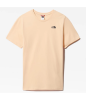 tee shirt the north face W s/s simple dome apricot ice
