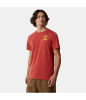tee shirt the north face M foundation tandori spice red