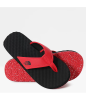tongs the north face M base camp flip flop II tnf red tnf black