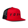 casquette fox enfant absolute snapback mesh flame red
