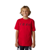 tee shirt fox enfant absolute ss flame red