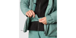 Vestes de Ski & Snowboard Homme, Chakal Jacket Asphalt Grey-Harbor Blue