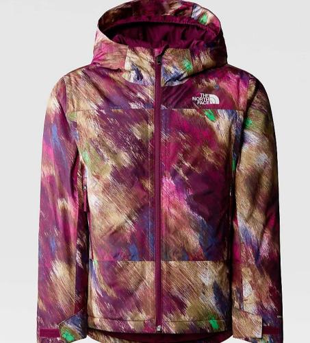 veste ski the north face junior freedom insulated Boysenberry Paint Lightening Small Print