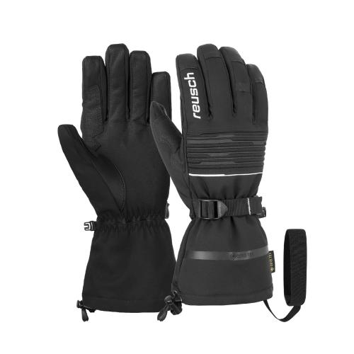 gants ski reusch isidro gtx black / white