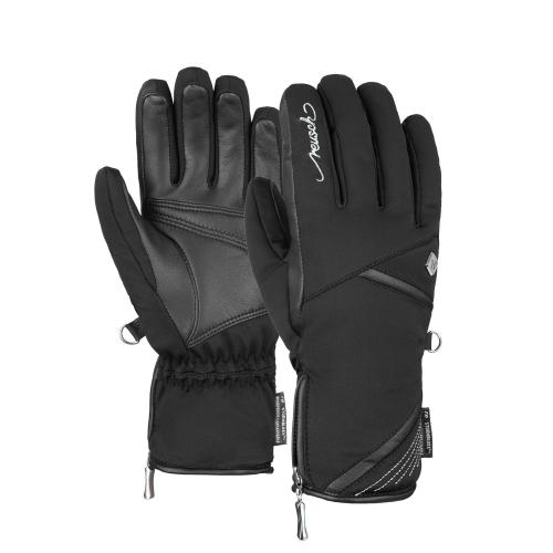 gants ski reusch lore stormbloxx black / silver