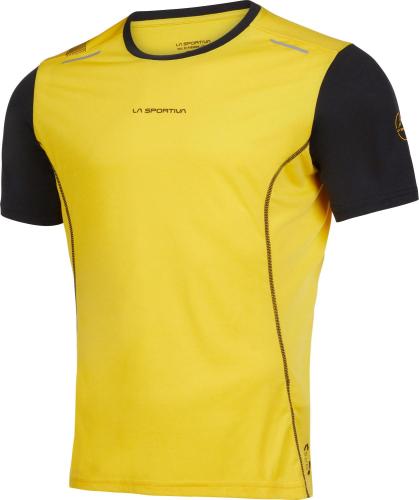 tee-shirt la sportiva tracer m yellow/black