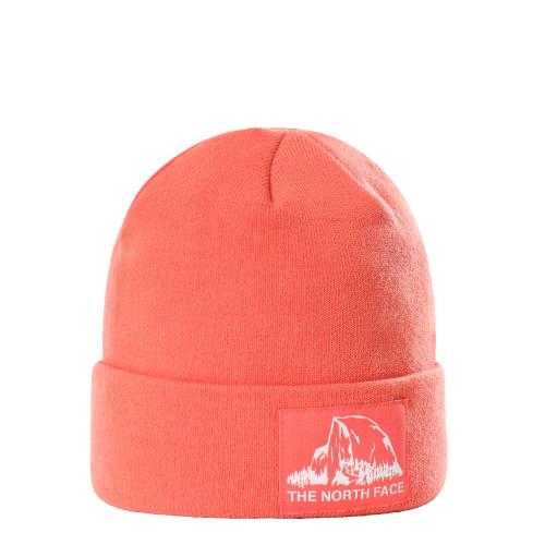 bonnet the north face dock worker recycled emberglow orange