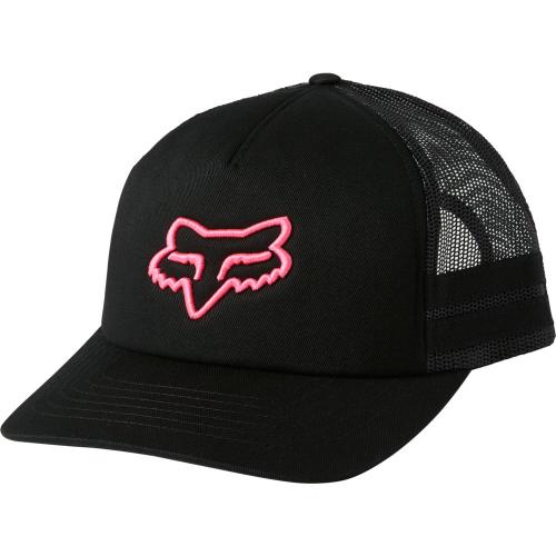casquette fox boundary trucker black pink