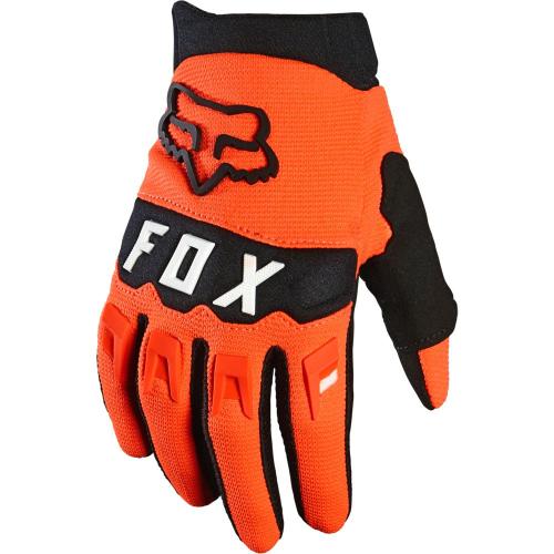 gants vtt fox junior dirtpaw flo orange