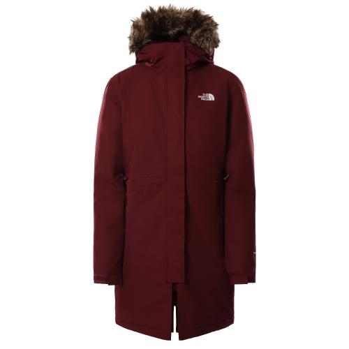parka the north face w zaneck recycled regal red