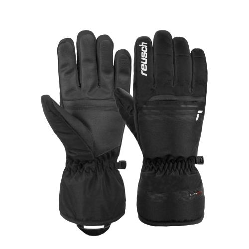 gants ski reusch snow king black / white
