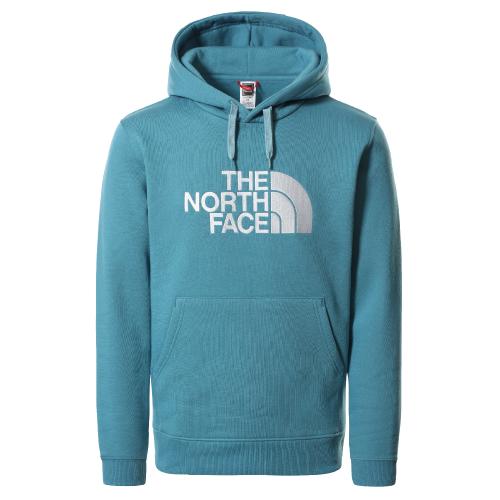 sweat the north face drew peak pullover hoodie storm blue tnf white