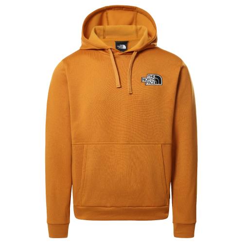 sweat the north face m exploration fleece pullover hoodie citrine yellow