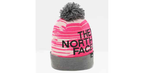 bonnet the north face y ski tuke pink tnf grey
