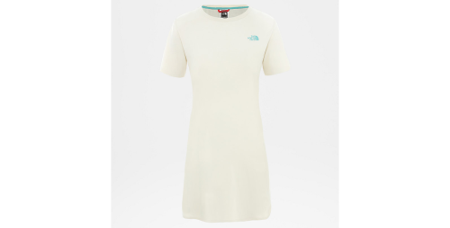 robe tee-shirt the north face simple dome vintage white