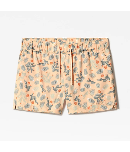short the north face w printed class v mini apricot ice cacti