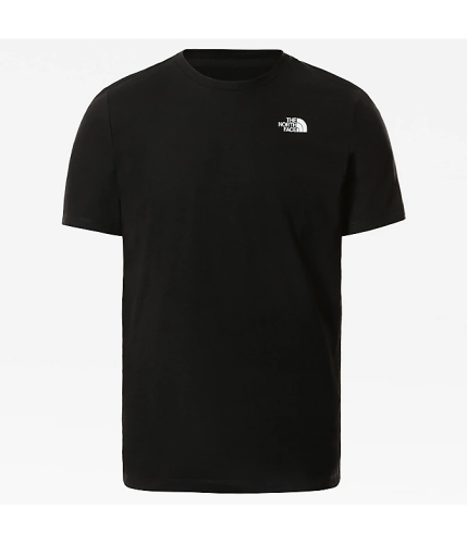 tee shirt the north face M foundation left chest logo tnf black