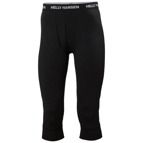 pantalon 3/4 helly hansen lifa merino midweight black