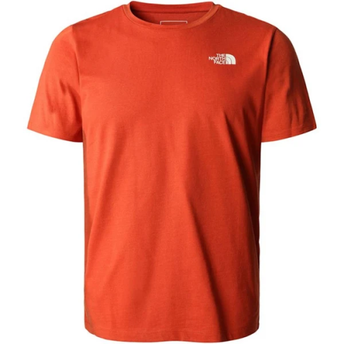 tee shirt the north face foundation graphic rusted bronze